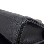 Chanel Chain Shoulder Bag Top Handle Phone Case Quilted CC Logo Caviar Leather — view 6