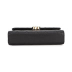 Chanel Chain Shoulder Bag Top Handle Phone Case Quilted CC Logo Caviar Leather — view 3