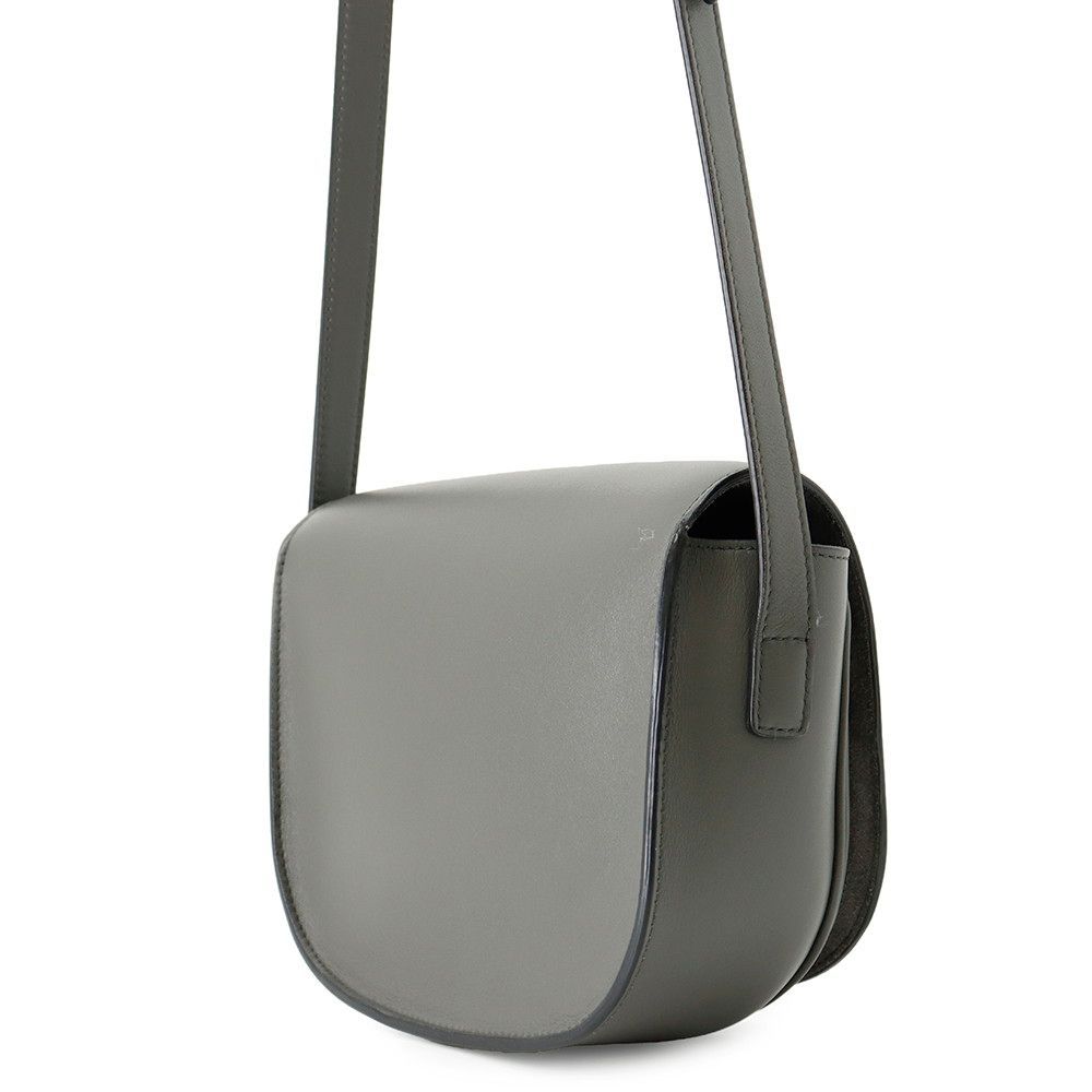 Celine Shoulder Bag Cuir Triomphe Folco Calf Leather — view 2