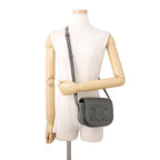 Celine Shoulder Bag Cuir Triomphe Folco Calf Leather — view 4