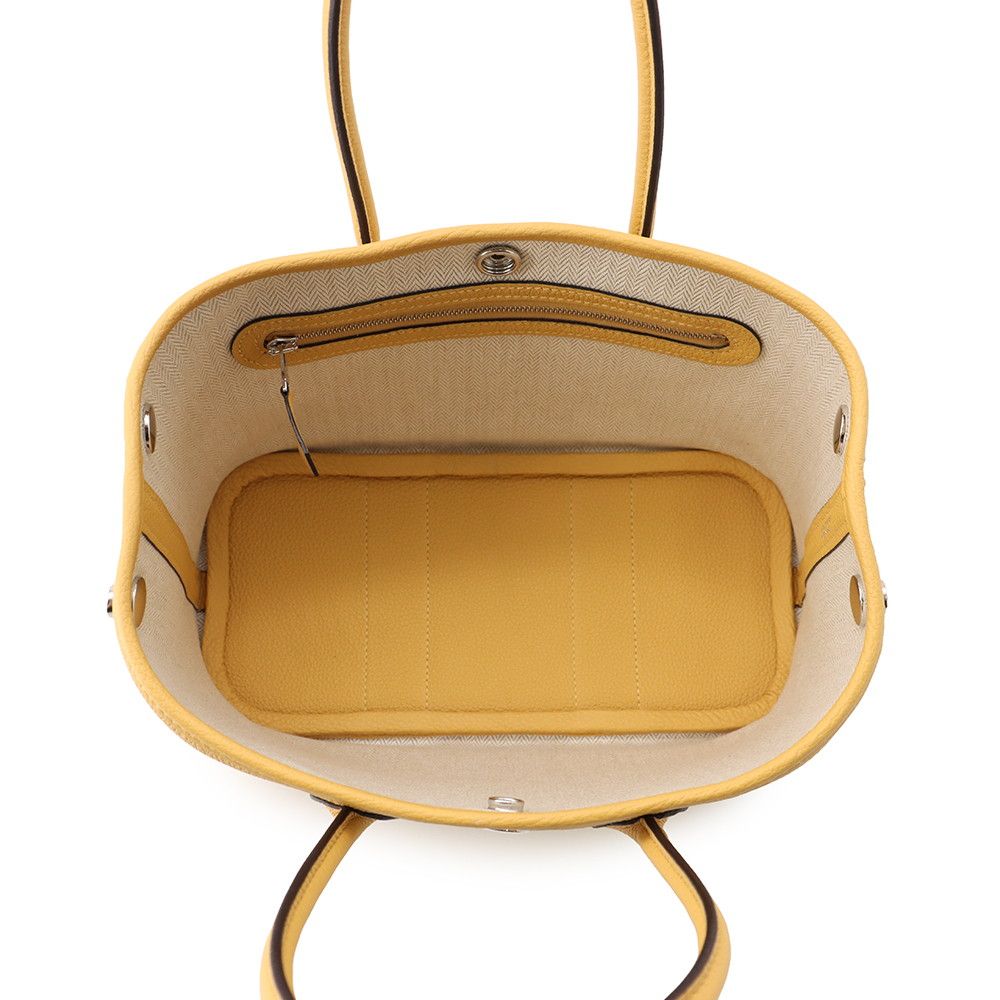 Hermes Tote Neo Garden 23 Party Paille Silver Negonda — view 5