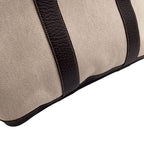 Hermes Tote Garden Party PM Natural Brown Silver Toile Ash Buffalo Skipper — view 7