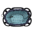 Hermes Handbag Chaine D'ancre Black Navy Vo Madame Silk — view 5