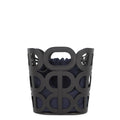 Hermes Handbag Chaine D'ancre Black Navy Vo Madame Silk