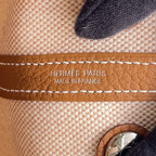 Hermes Tote Neo Garden 23 Party Ecru Gold Silver Toile Ash Negonda — view 6