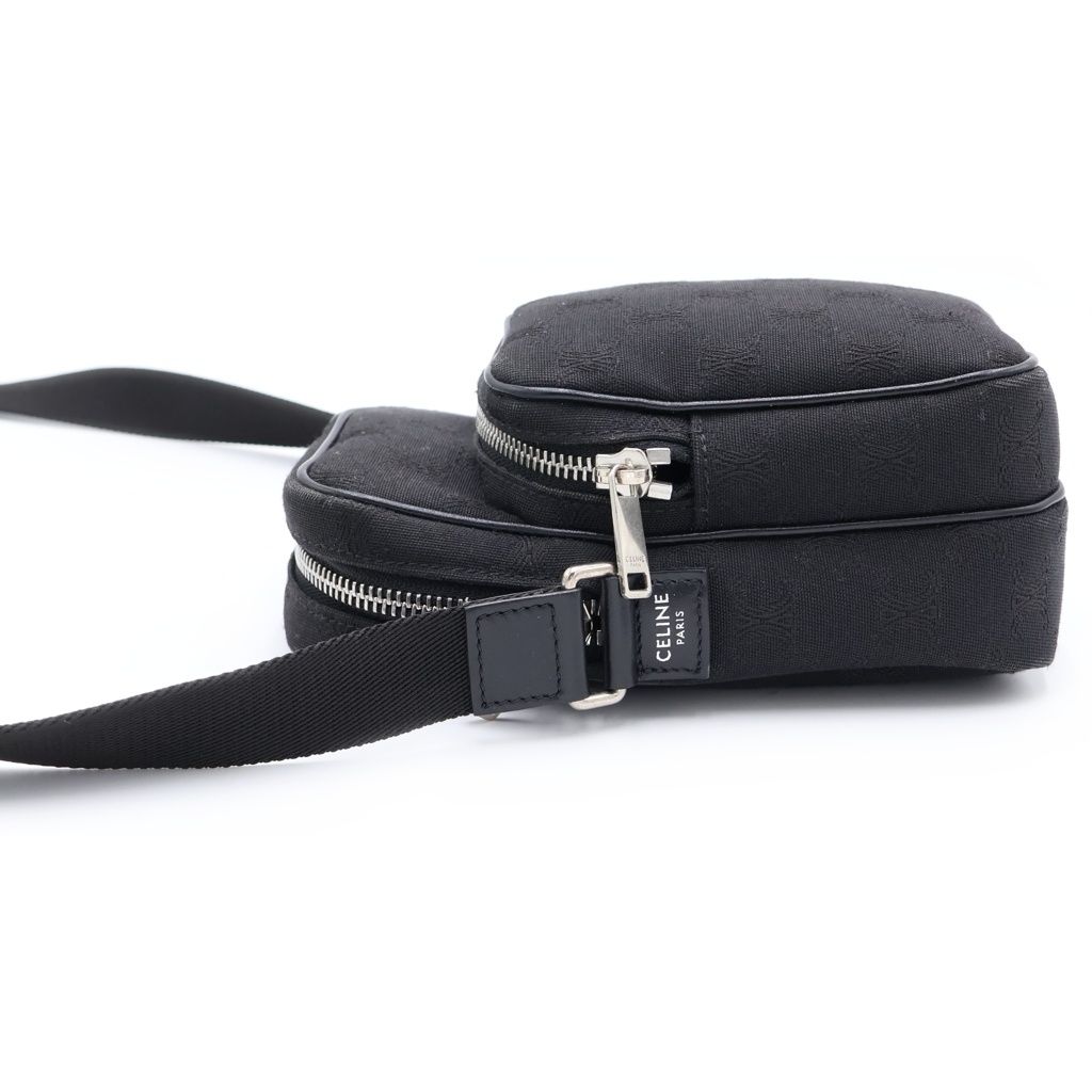 Celine Mini Pocket Shoulder Bag Triomphe Black — view 3