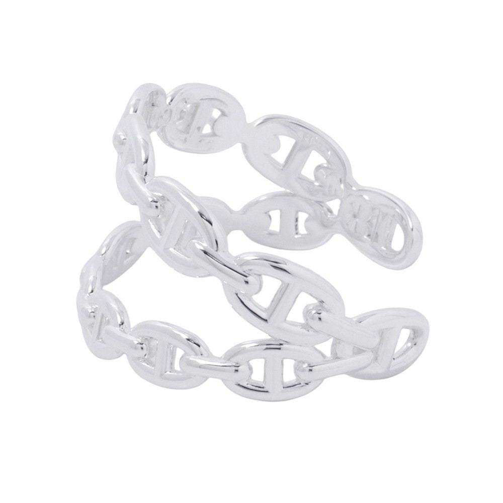Hermes Bracelet Chaine D'ancre Enchainee Double Bangle — view 2