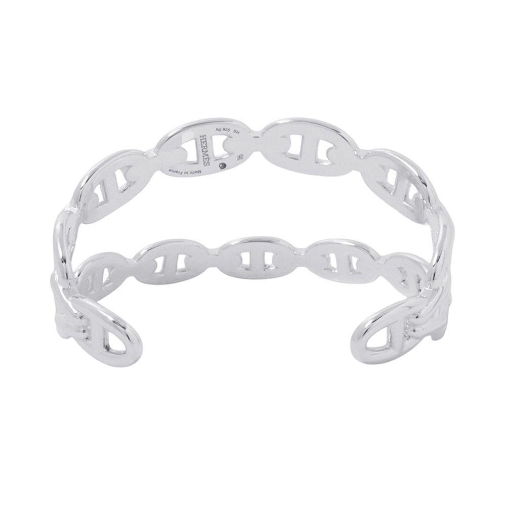 Hermes Bracelet Chaine D'ancre Enchainee Double Bangle — view 3