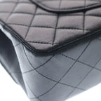Chanel 11.12 Quilted 25 Double Flap Chain Classic Shoulder Back Lambskin Gold — view 5