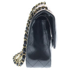 Chanel 11.12 Quilted 25 Double Flap Chain Classic Shoulder Back Lambskin Gold — view 3