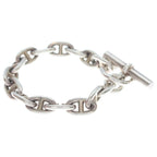 Hermes Chaine D'ancre MM 15 Pieces Bracelet Bangle Silver — view 4