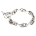 Hermes Chaine D'ancre MM 15 Pieces Bracelet Bangle Silver — view 3