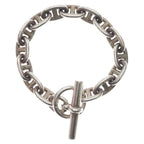 Hermes Chaine D'ancre MM 15 Pieces Bracelet Bangle Silver