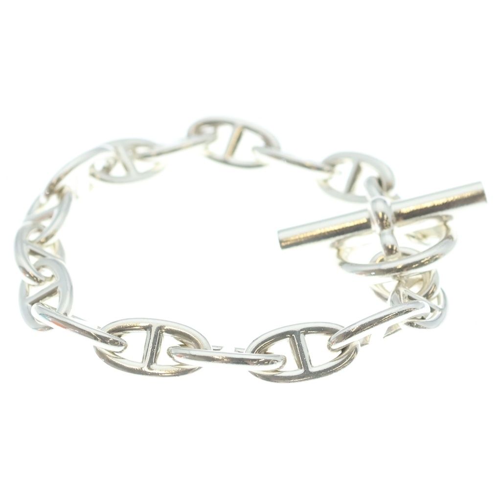 Hermes Chaine D'ancre GM Chain Bracelet Silver — view 3