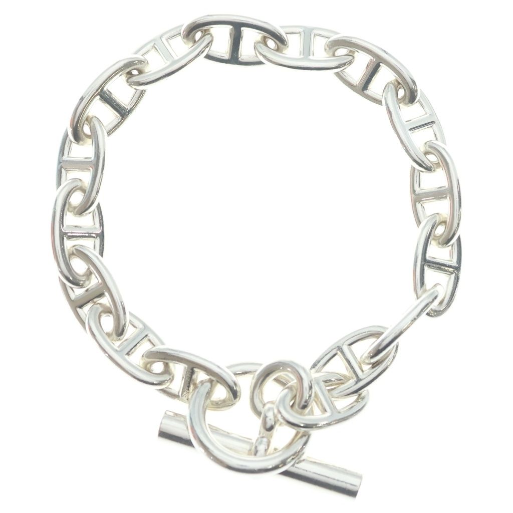 Hermes Chaine D'ancre GM Chain Bracelet Silver