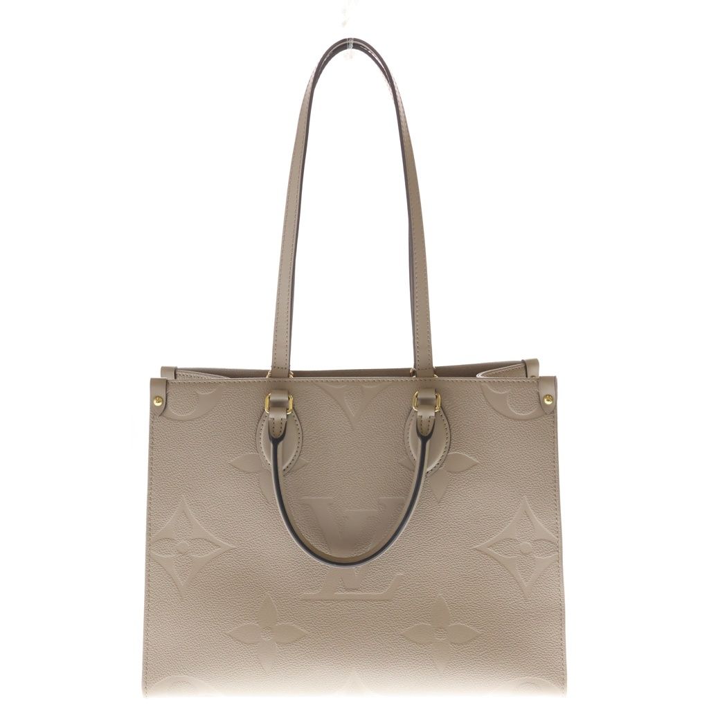 Louis Vuitton Monogram Empreinte On The Go MM Leather 2-Way Tote Shoulder