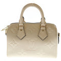 Louis Vuitton Monogram Empreinte Speedy Bandouliere 20 2-Way Shoulder Bag Ivory