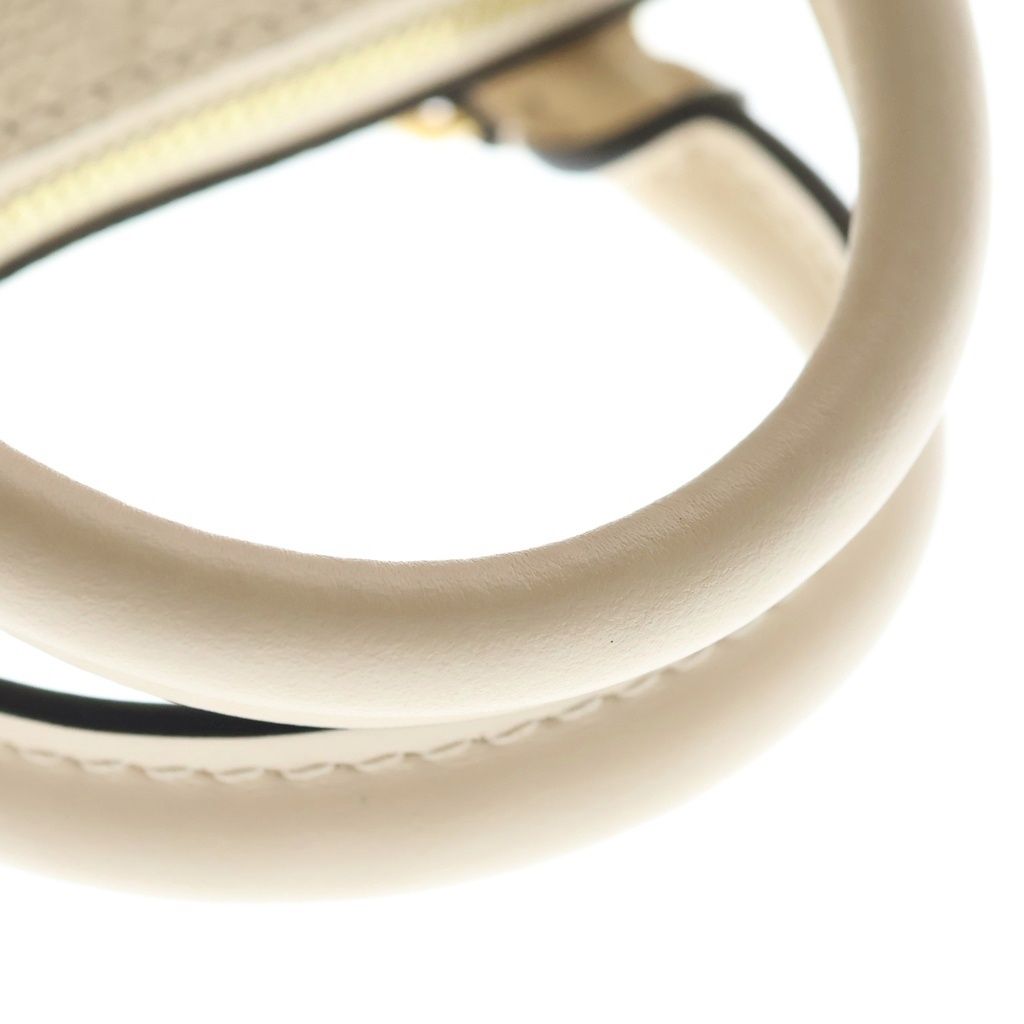 Louis Vuitton Monogram Empreinte Speedy Bandouliere 20 2-Way Shoulder Bag Ivory — view 6