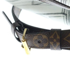 Louis Vuitton Fornasetti Noe MM Tote Shoulder Bag White Brown Leather Gold — view 6