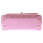 Chanel Coco Handle XS 2-Way Shoulder Bag Pink Caviar Leather Gold — view 4