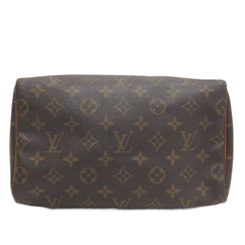 Louis Vuitton Monogram Speedy 25 Mini Boston Handbag Brown — view 5