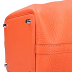 Hermes Picotin Lock PM Orange Taurillon Clemence Handbag PM — view 4