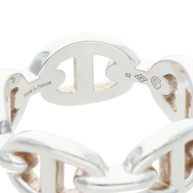 Hermes Chaine D'Ancre Enchainee PM Silver Ring — view 4