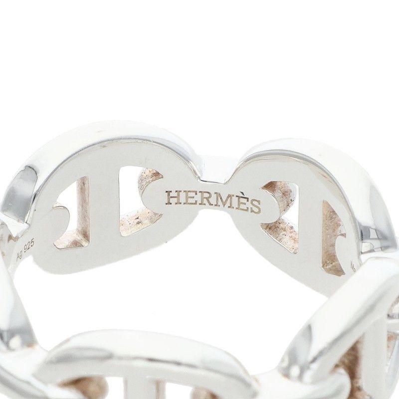 Hermes Chaine D'Ancre Enchainee PM Silver Ring — view 3