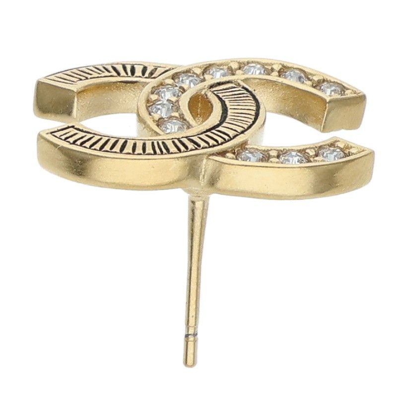 Chanel CC Logo Earrings — view 4