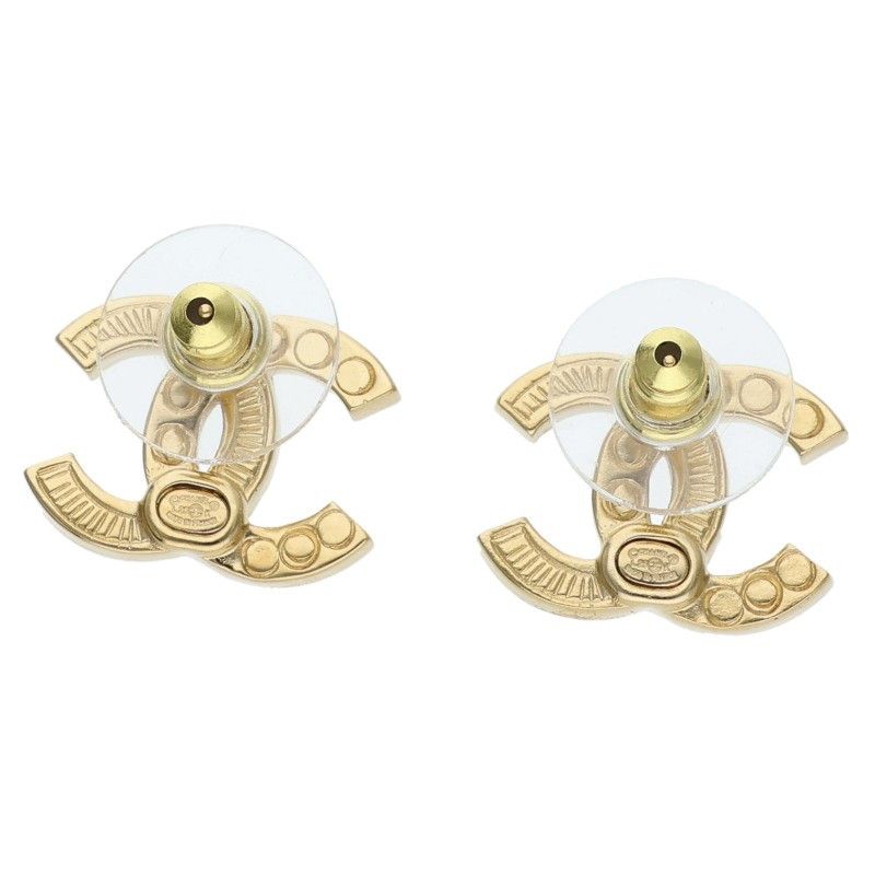 Chanel CC Logo Earrings — view 2