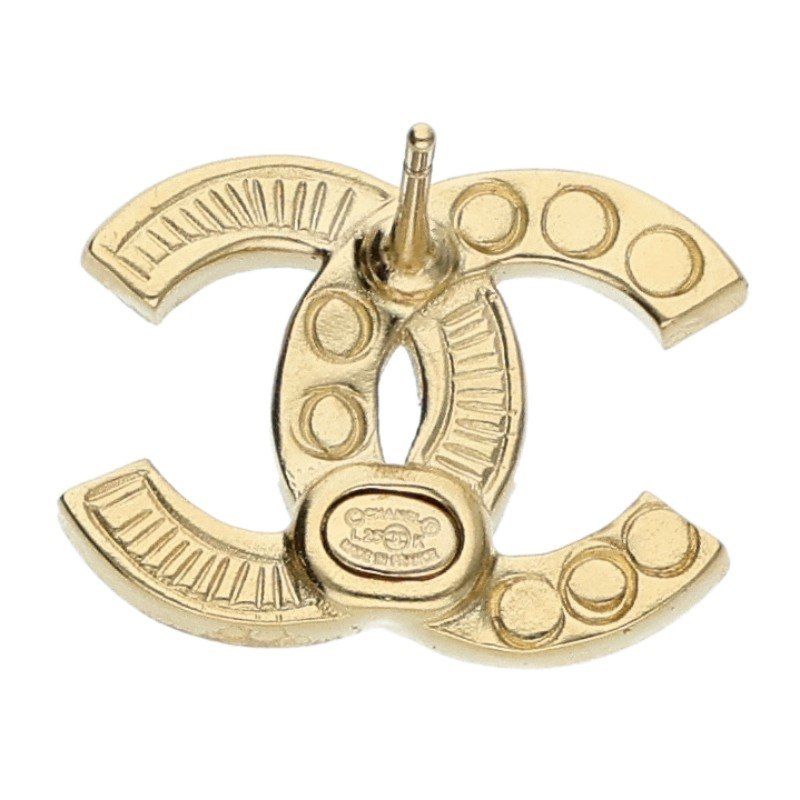 Chanel CC Logo Earrings — view 3