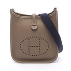 Hermes Shoulder Bag Evelyne TPM Etoupe Leather Amazon