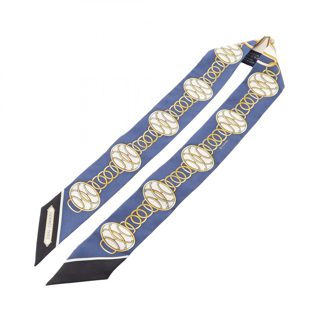 Hermes Scarf Twill Lift Profile Silk — view 2