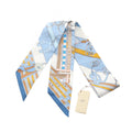 Hermes Scarf Brides Et Gray Silk