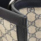 Gucci Tote Ophidia Leather Navy Silver 2-Way — view 6