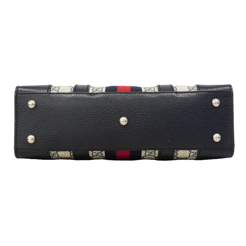 Gucci Tote Ophidia Leather Navy Silver 2-Way — view 3