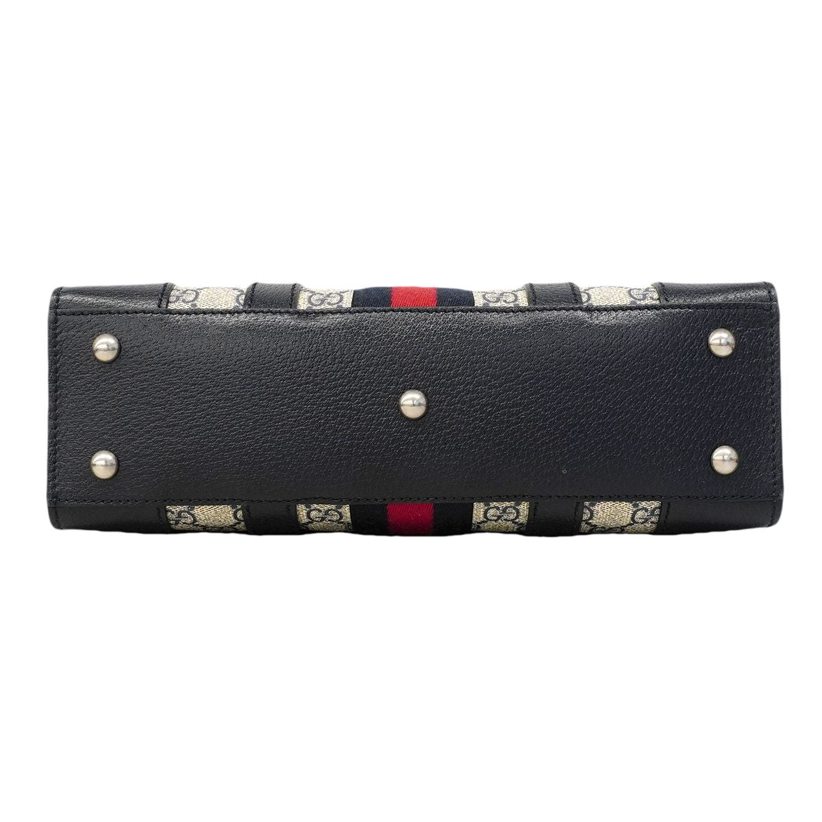 Gucci Tote Ophidia Leather Navy Silver 2-Way — view 3