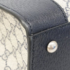Gucci Tote Ophidia Leather Navy Silver 2-Way — view 7