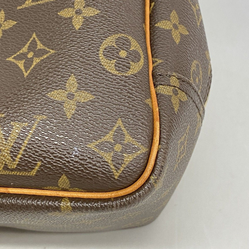 Louis Vuitton Handbag Monogram Deauville Brown — view 6
