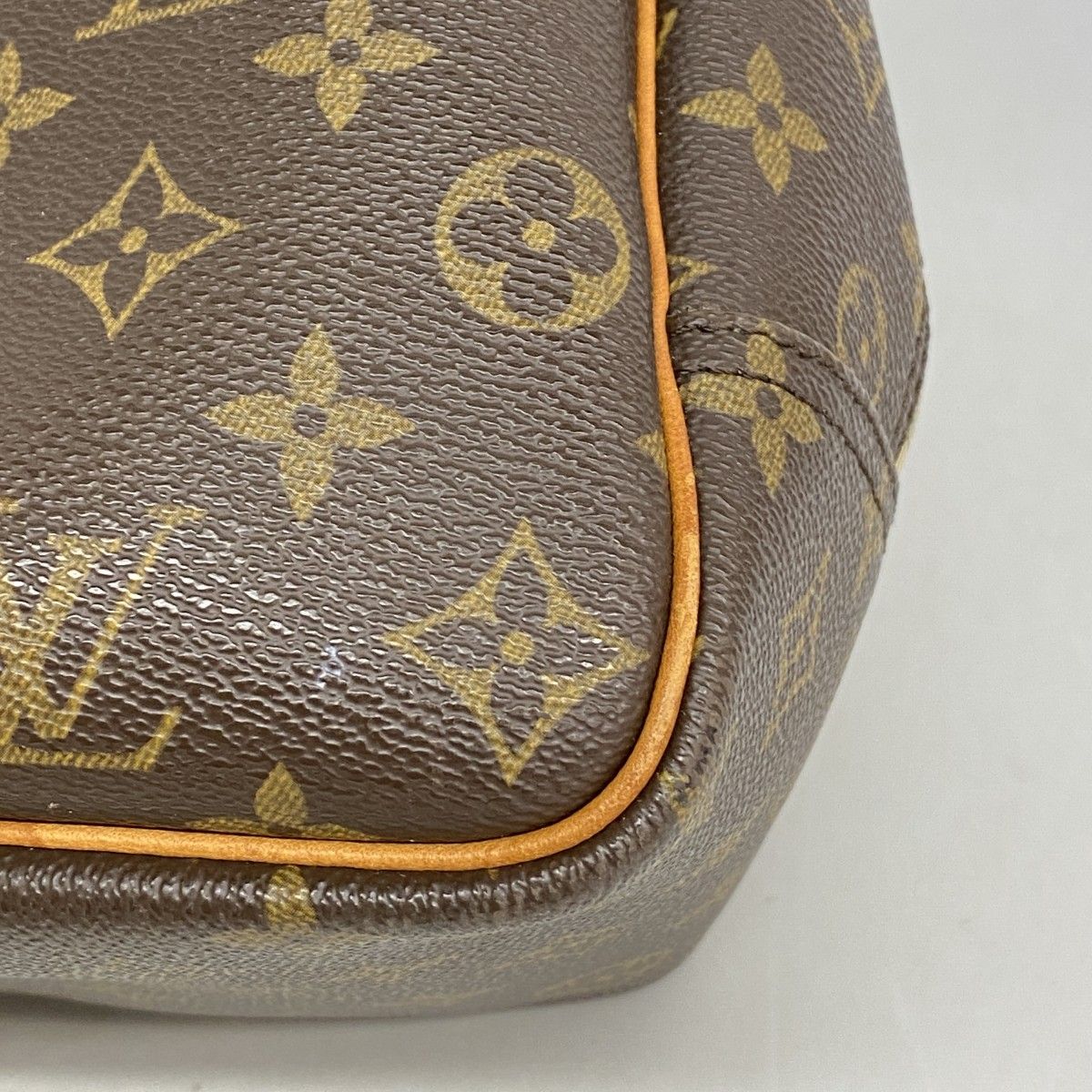 Louis Vuitton Handbag Monogram Deauville Brown — view 6