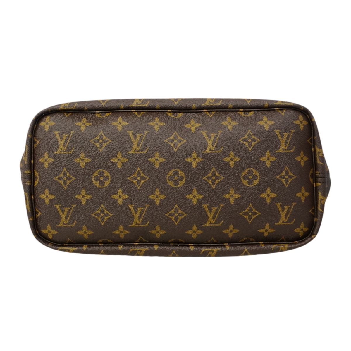 Louis Vuitton Tote Monogram Neverfull Inside Out MM Brown Sari Red 2-Way — view 3