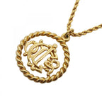 Dior Necklace Emblem Round