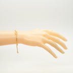 Dior Bracelet CD Logo Gold Plated Faux Pearl Rhinestone — view 6