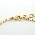 Dior Bracelet CD Logo Gold Plated Faux Pearl Rhinestone — view 4