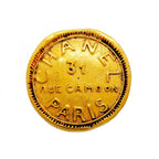 Chanel Brooch Vintage Logo Cambon Round