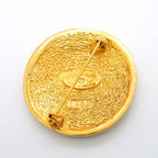 Chanel Brooch Vintage Logo Cambon Round — view 5