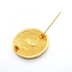 Chanel Brooch Vintage Logo Cambon Round — view 6