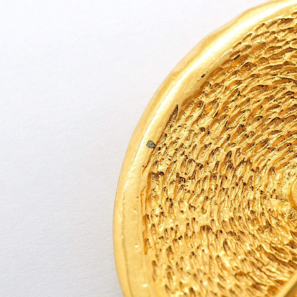 Chanel Brooch Vintage Logo Cambon Round — view 7
