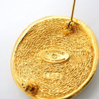 Chanel Brooch Vintage Logo Cambon Round — view 4