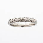 Chanel Ring Quilted Platinum — view 2